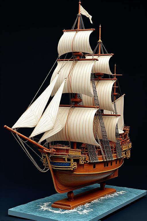 Philippine Galleon Ship Model