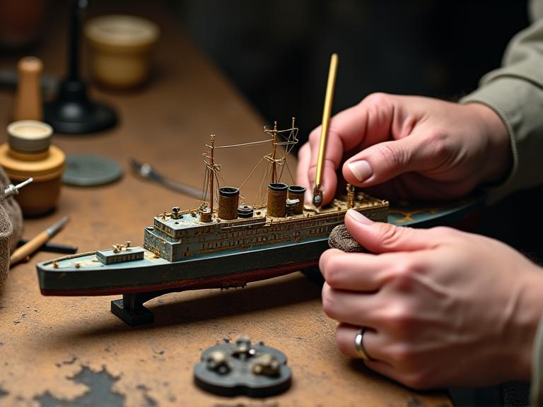Vintage Model Restoration Process